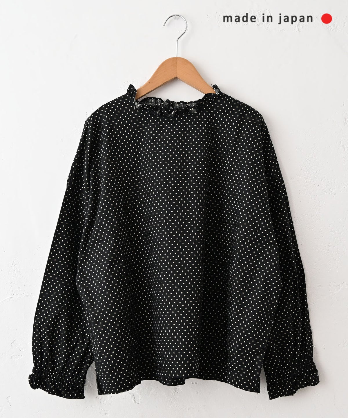HEAVENLY｜Dot Mini Frill Pullover [[2649062]][C]