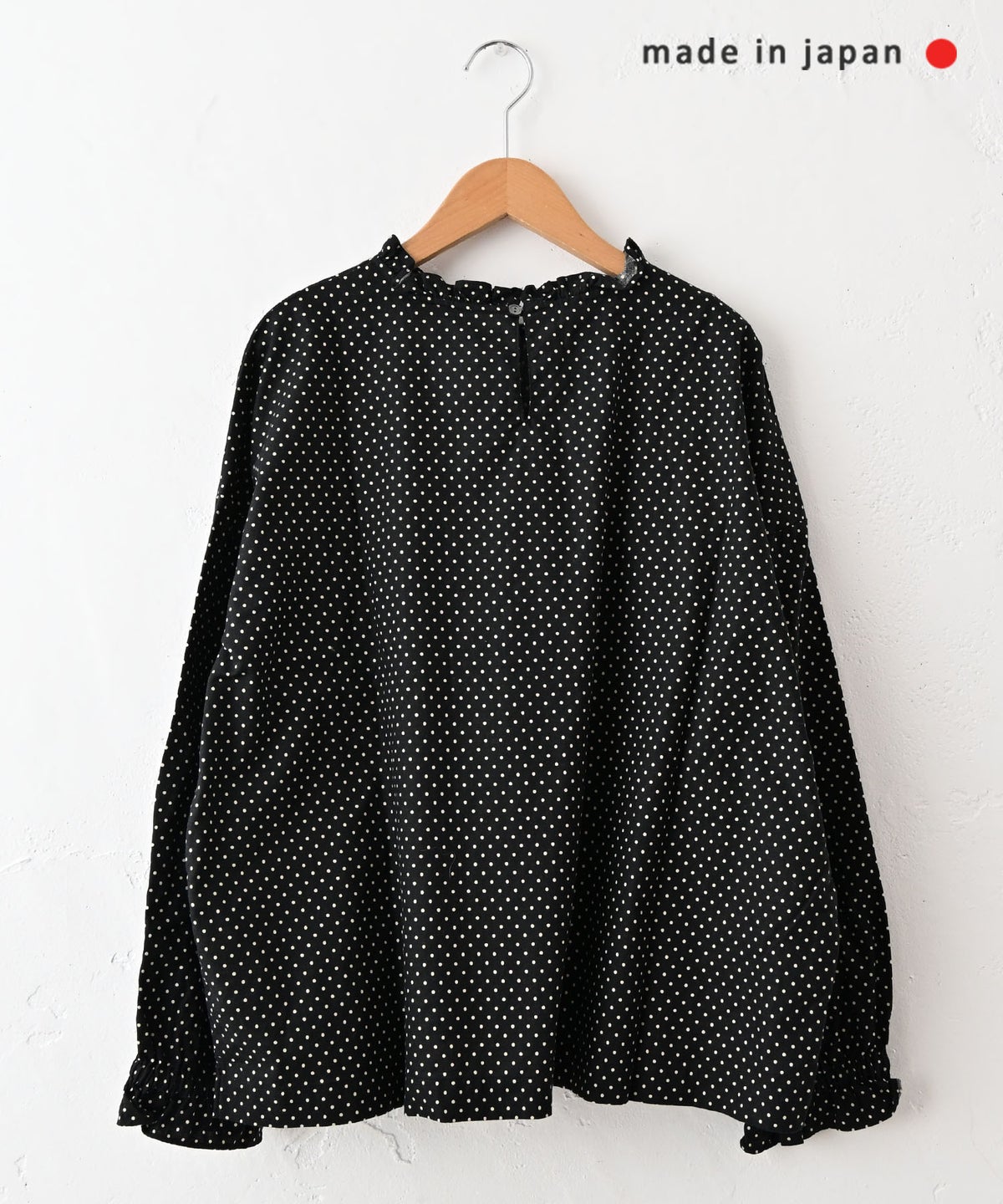 HEAVENLY｜Dot Mini Frill Pullover [[2649062]][C]
