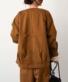HEAVENLY｜Cotton Twill Nocollar Jacket [[2649103]][C]