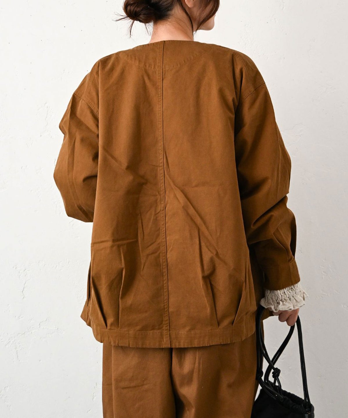 HEAVENLY｜Cotton Twill Nocollar Jacket [[2649103]][C]