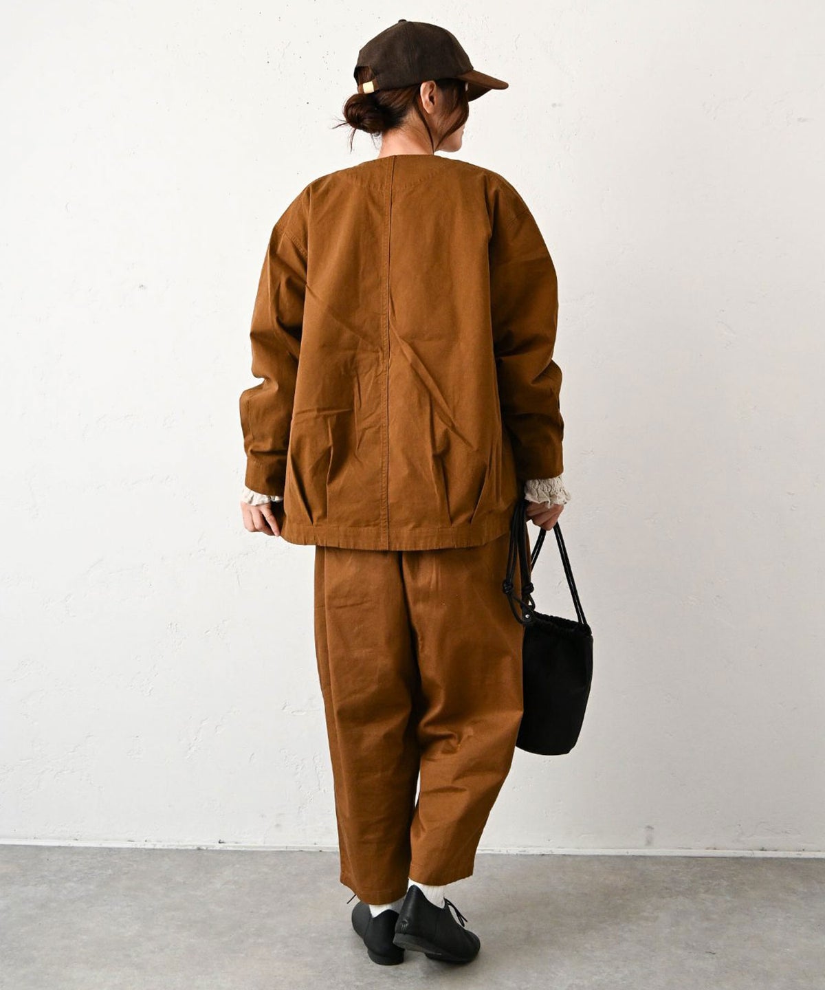 HEAVENLY｜Cotton Twill Nocollar Jacket [[2649103]][C]