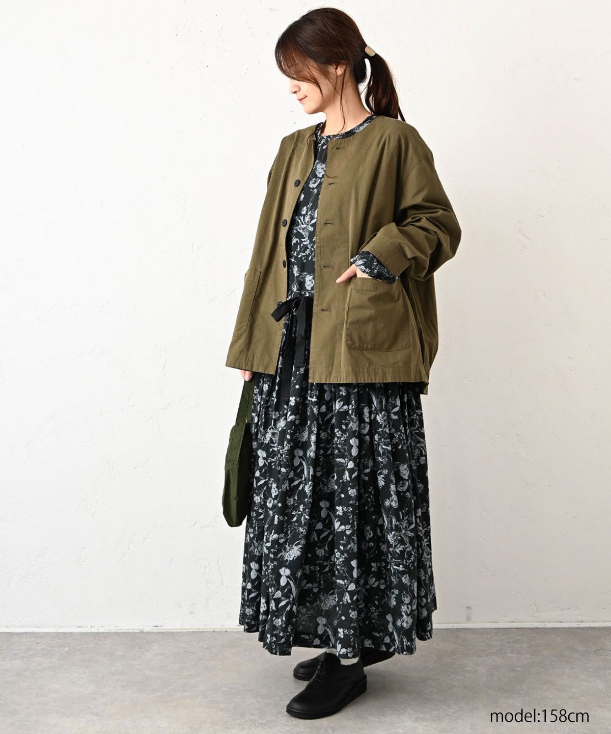 HEAVENLY｜Cotton Twill Nocollar Jacket [[2649103]][C]