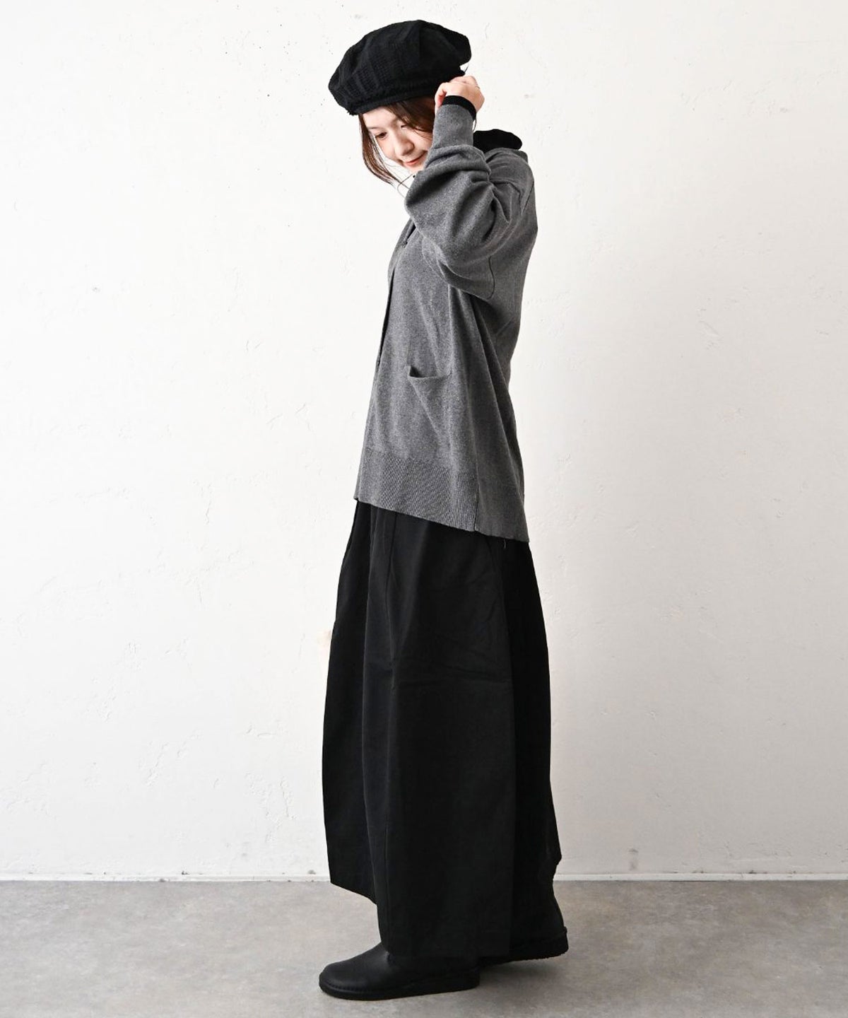 HEAVENLY｜Cotton Twill Cocoon Skirt [[2649121]][C]