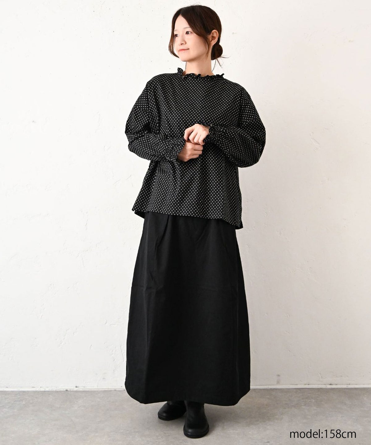 HEAVENLY｜Cotton Twill Cocoon Skirt [[2649121]][C]