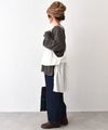 tumugu｜起毛リネン×コットンリネンボイル2WAYエプロンベスト [[TB26324]][C]