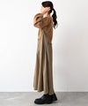 HUMS｜布帛ドッキングニットワンピース [[RNK-2694]][C]