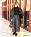 HUMS｜布帛ドッキングニットワンピース [[RNK-2694]][C]