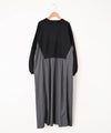 HUMS｜布帛ドッキングニットワンピース [[RNK-2694]][C]