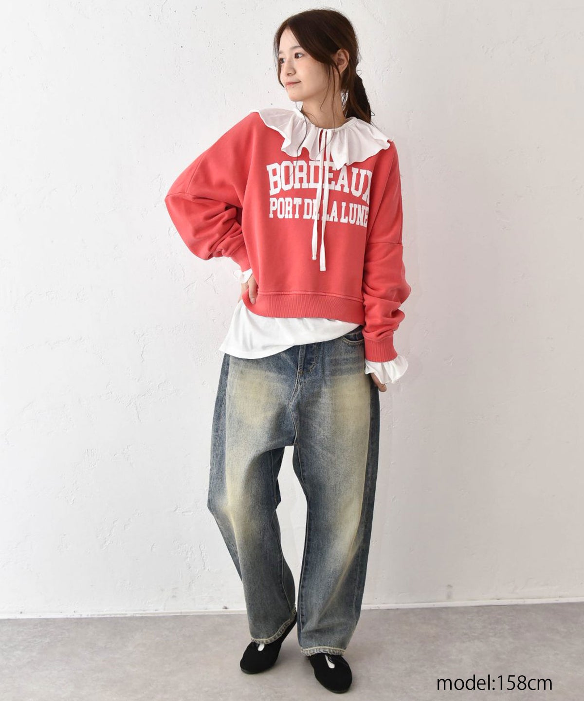 ichi｜2WAYフリルプルオーバー [[260444]][C]