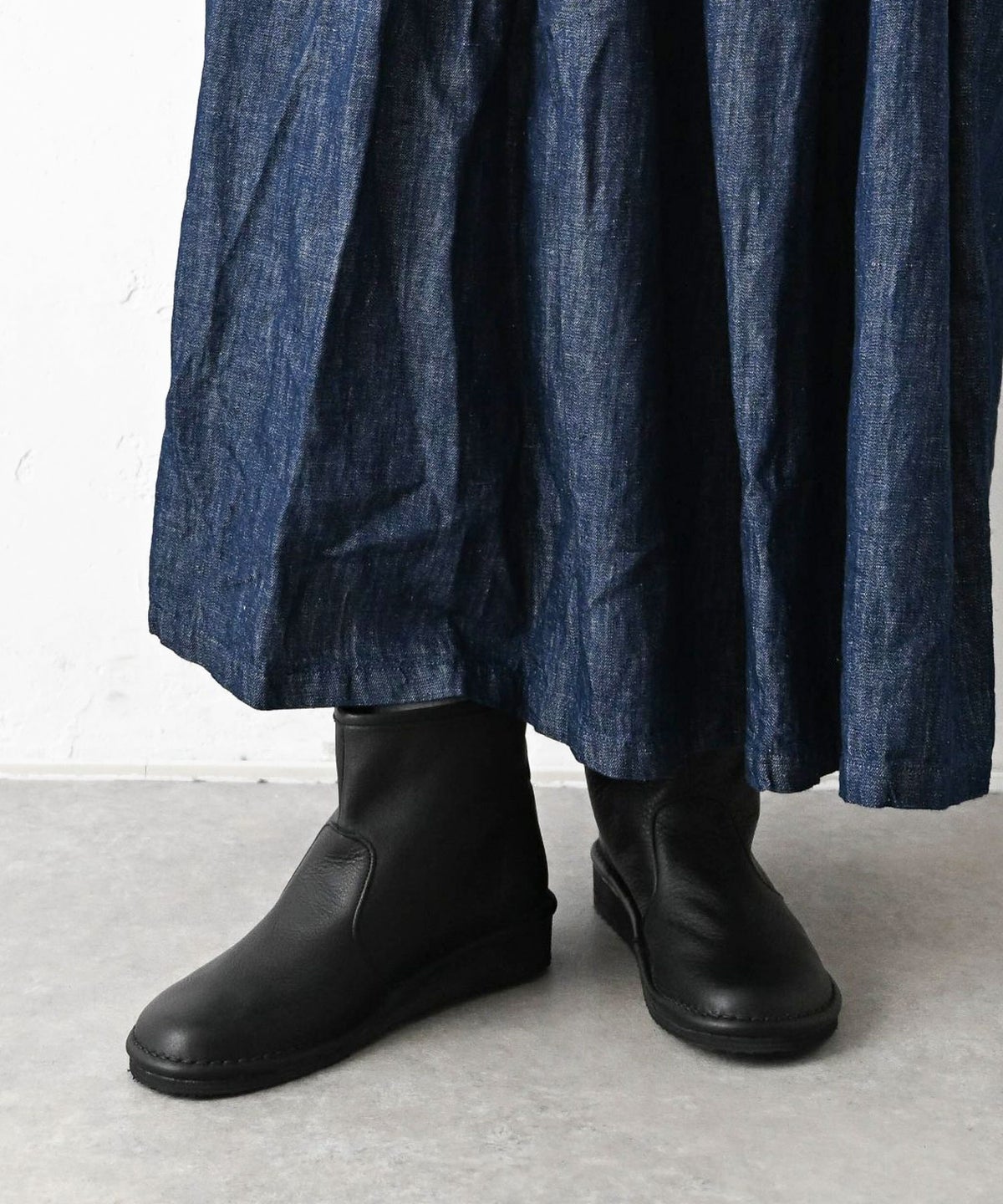 ramble comfort｜オイルシュリンクレザーショートブーツ [[373-73390-1]][C]
