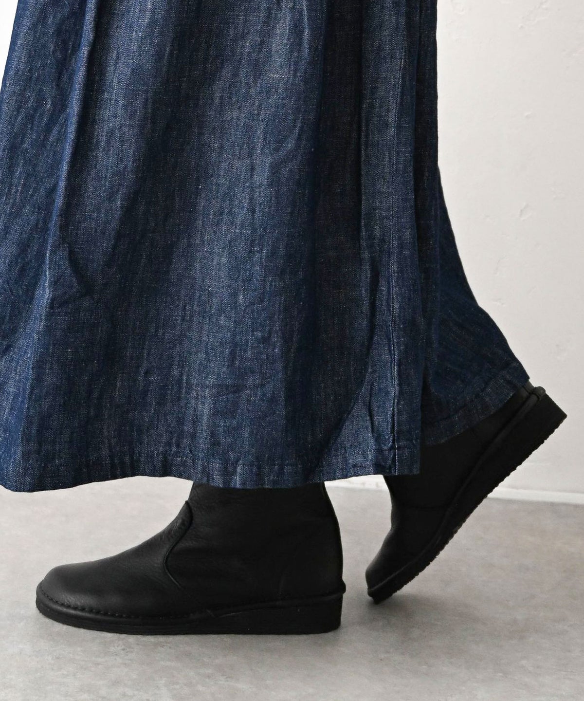 ramble comfort｜オイルシュリンクレザーショートブーツ [[373-73390-1]][C]