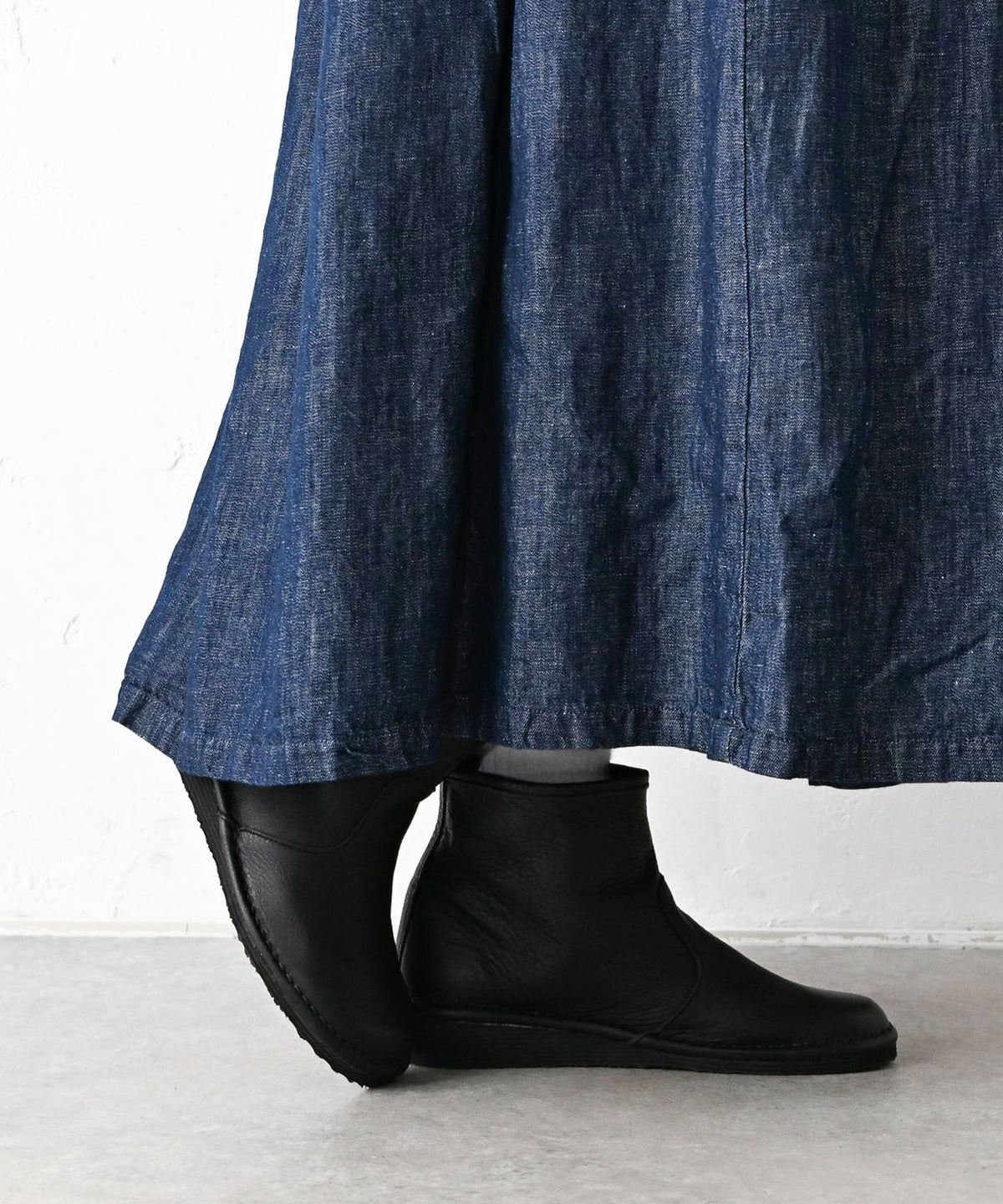 ramble comfort｜オイルシュリンクレザーショートブーツ [[373-73390-1]][C]