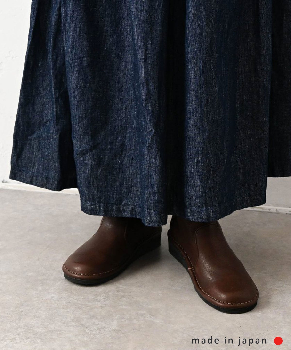 ramble comfort｜オイルシュリンクレザーショートブーツ [[373-73390-1]][C]