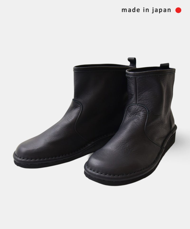 ramble comfort｜オイルシュリンクレザーショートブーツ [[373-73390-1]][C]