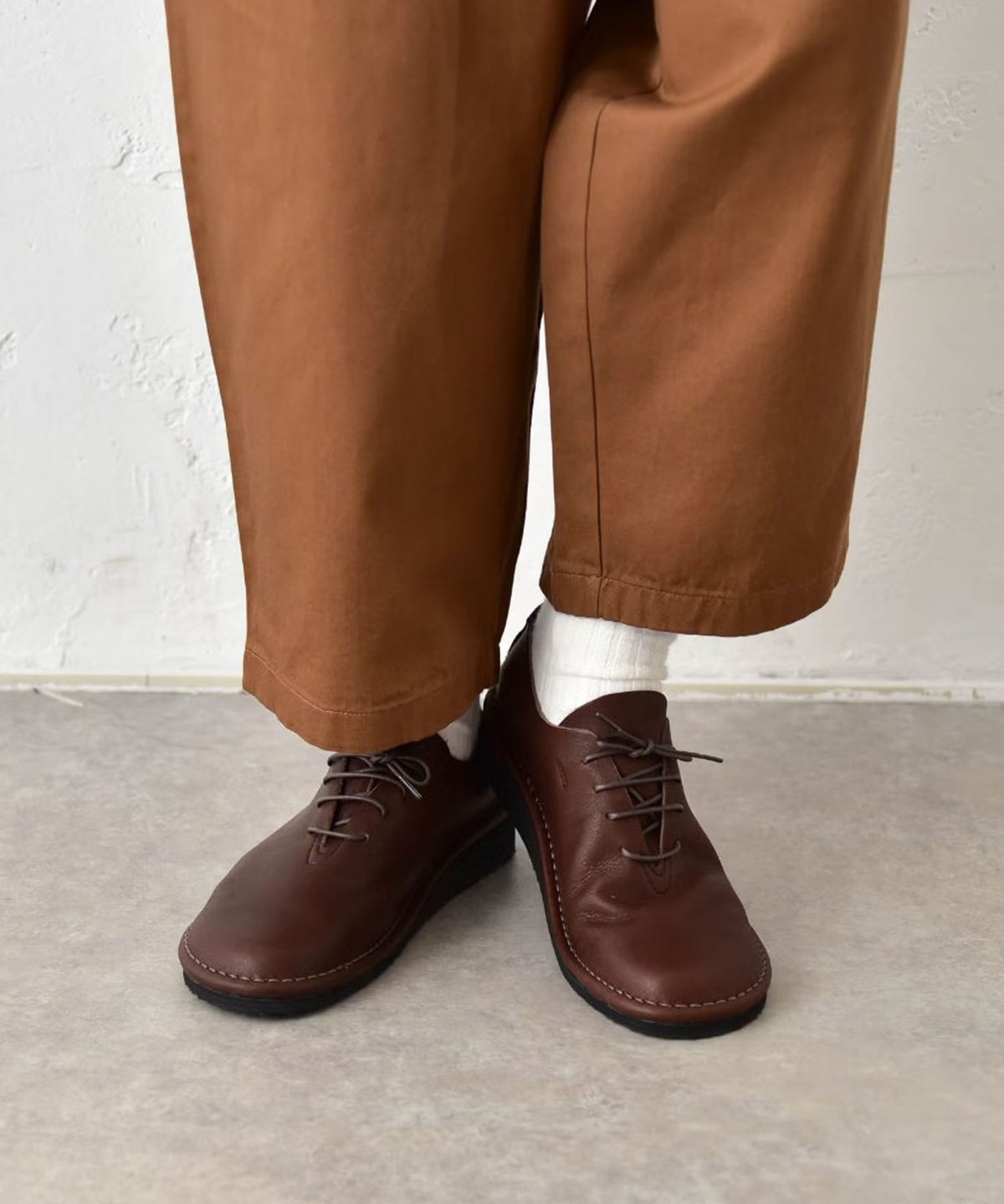 ramble comfort｜オイルシュリンクレザーレースアップシューズ [[373-53356]][C]