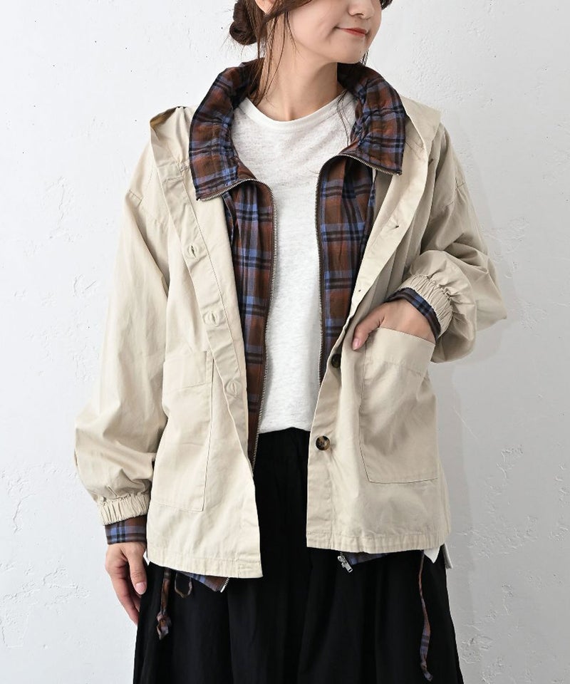  SUN VALLEY｜コットンツイルライトフーディーアウター [[SE6008261]][C]
