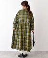 ista-ire｜コットンフリンジマドラスチェックワンピース [[2602-7580]][C]