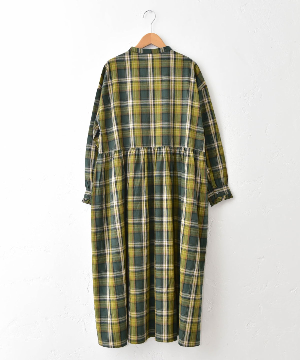 ista-ire｜コットンフリンジマドラスチェックワンピース [[2602-7580]][C]