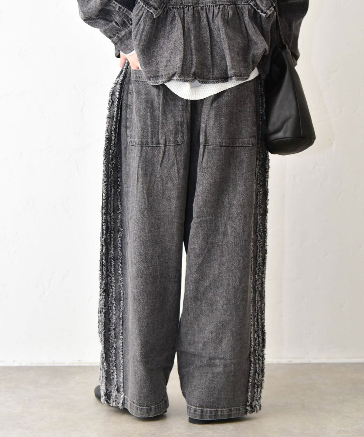 ista-ire｜コットンリネンサイドテープパンツ [[7602-7650]][C]