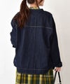 ista-ire｜コットンデニムバンドカラ―ジャケット [[3602-7770]][C]