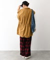  Gives a sense of fullment｜チェックワイドパンツ [[863121]][C]