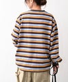  Gives a sense of fullment｜マルチカラーボーダーTee [[663009]][C]