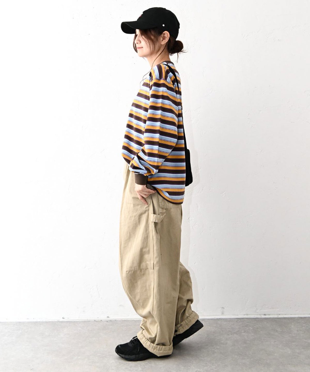  Gives a sense of fullment｜マルチカラーボーダーTee [[663009]][C]
