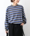  Gives a sense of fullment｜マルチカラーボーダーTee [[663009]][C]
