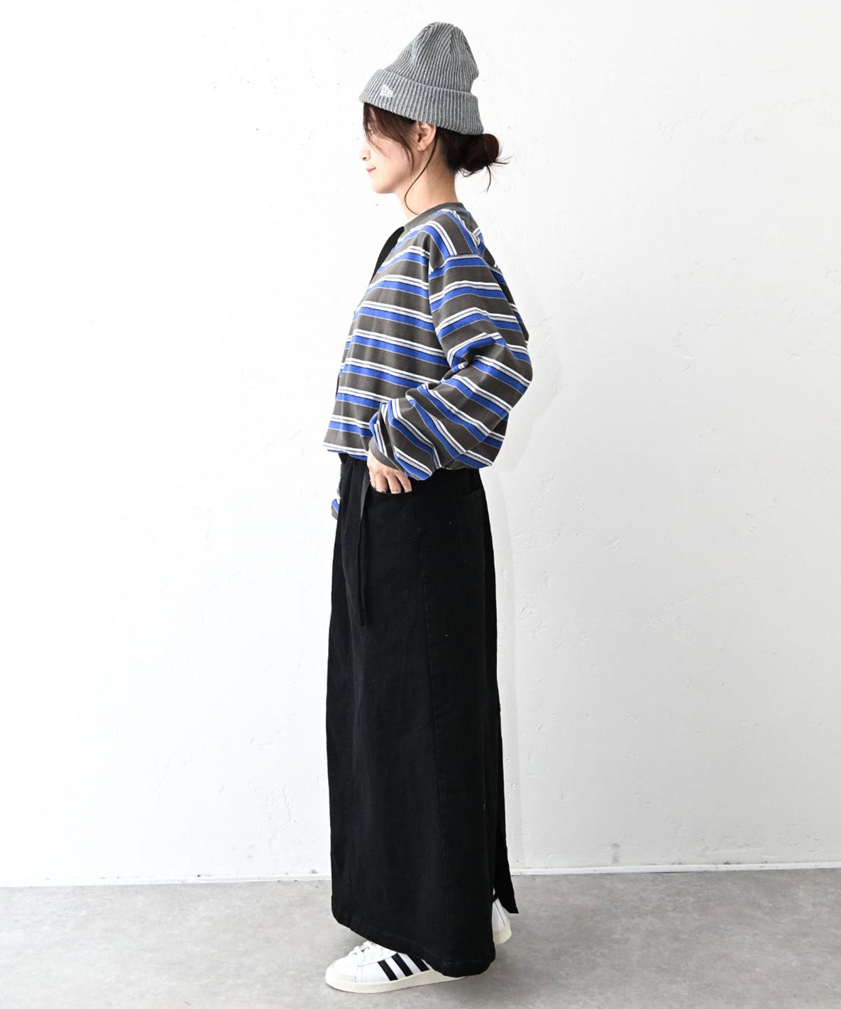  Gives a sense of fullment｜マルチカラーボーダーTee [[663009]][C]