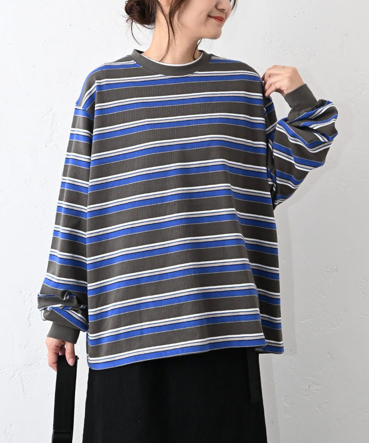  Gives a sense of fullment｜マルチカラーボーダーTee [[663009]][C]