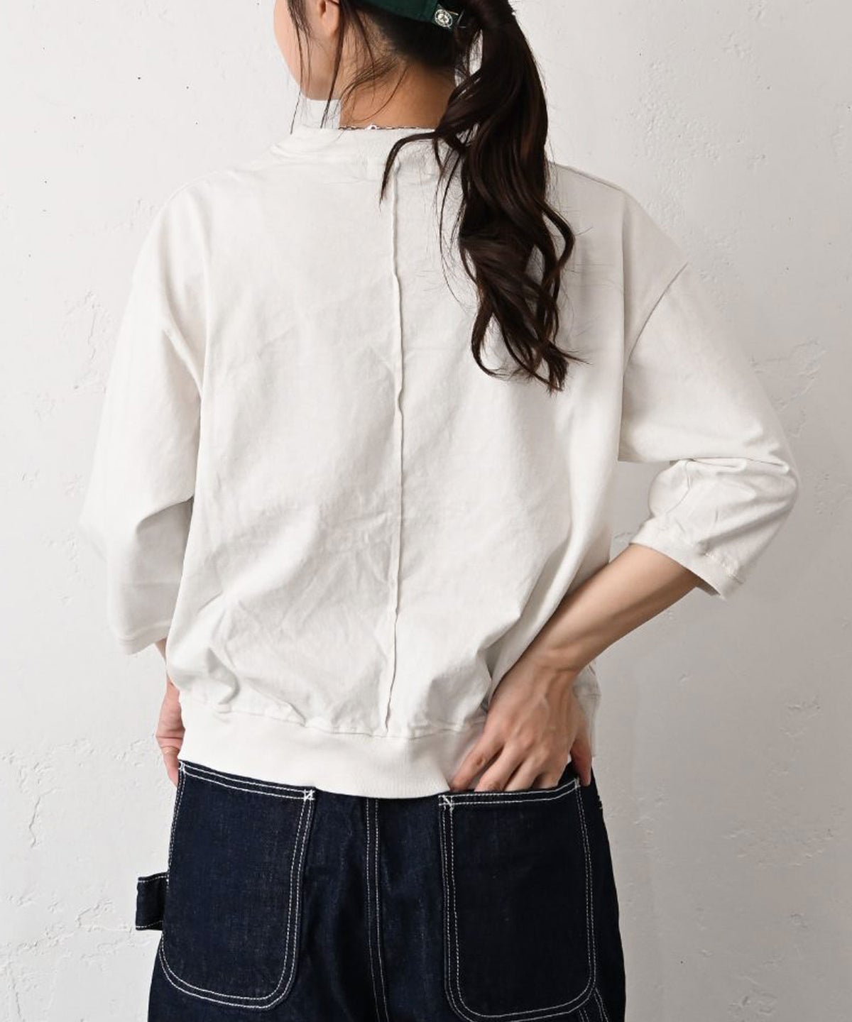 and quarter｜7分袖ロゴT [[MA-28282]][C]