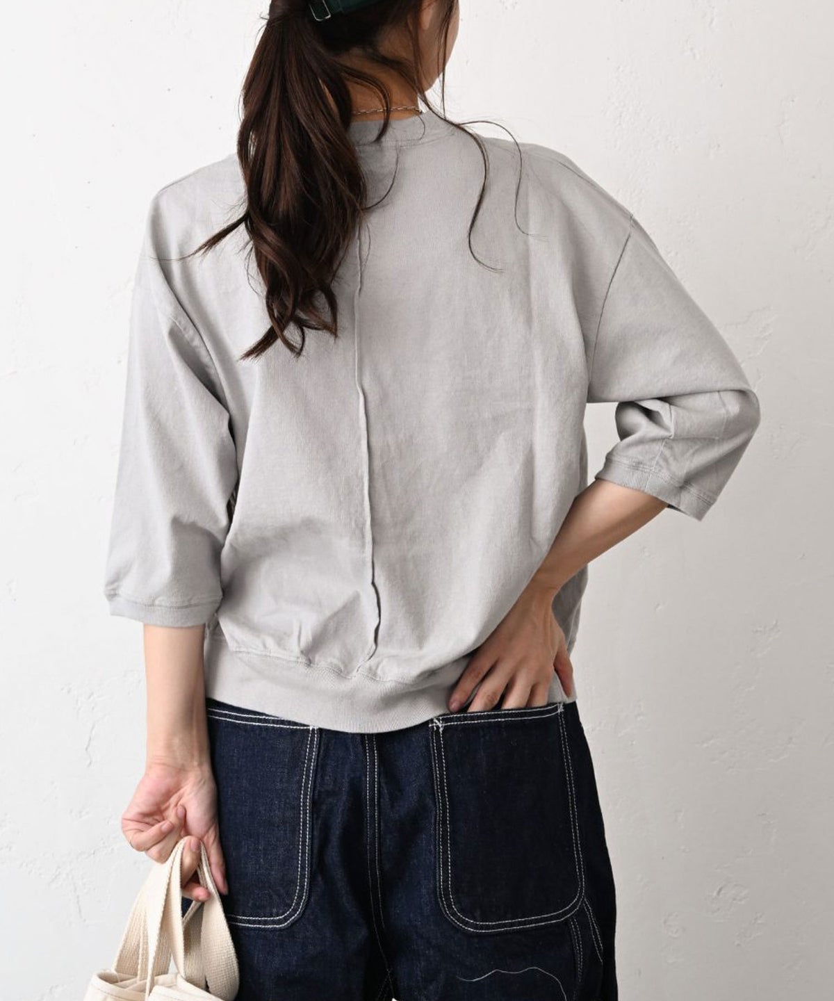 and quarter｜7分袖ロゴT [[MA-28282]][C]
