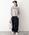 and quarter｜7分袖ロゴT [[MA-28282]][C]