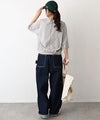 and quarter｜7分袖ロゴT [[MA-28282]][C]