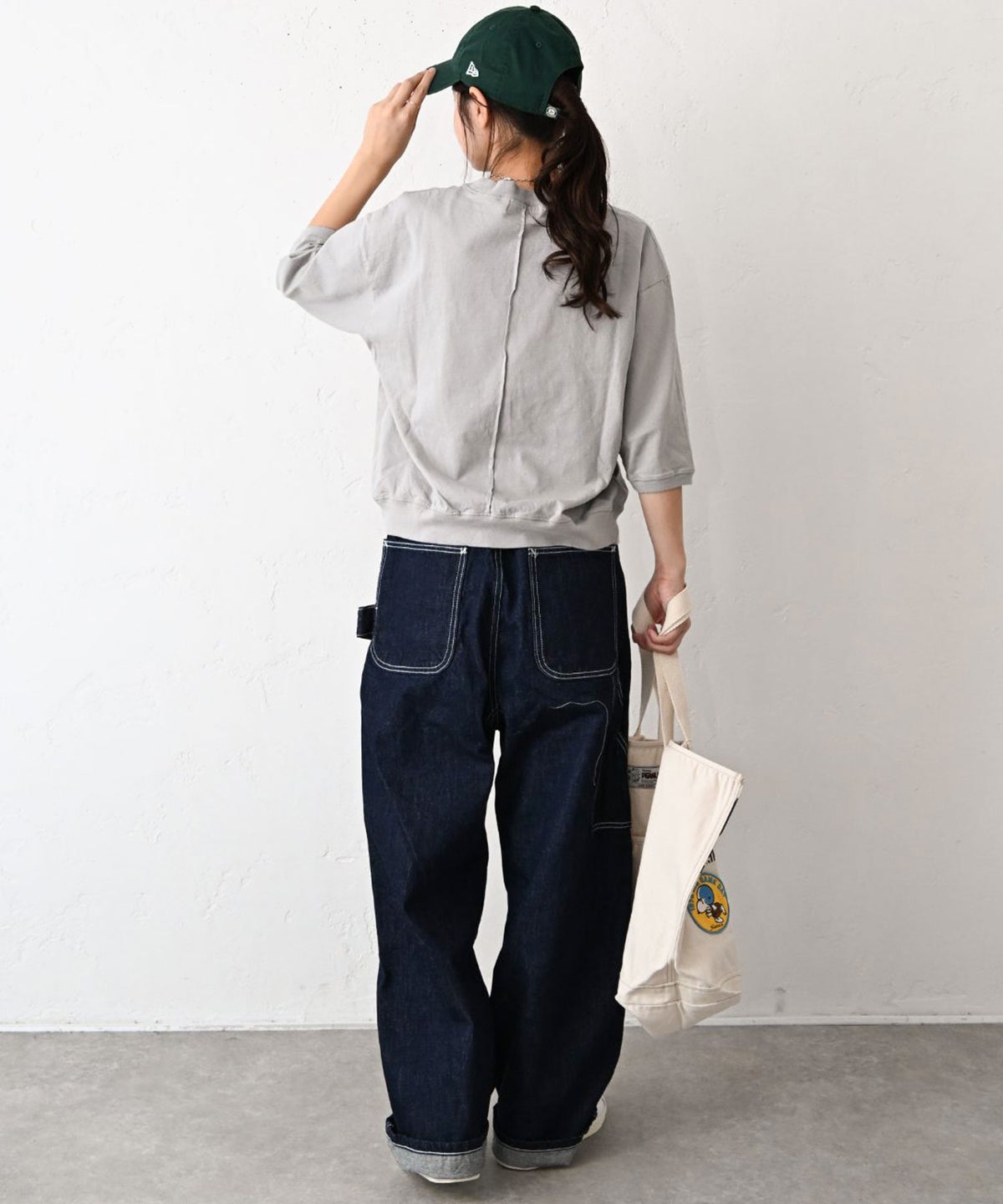and quarter｜7分袖ロゴT [[MA-28282]][C]