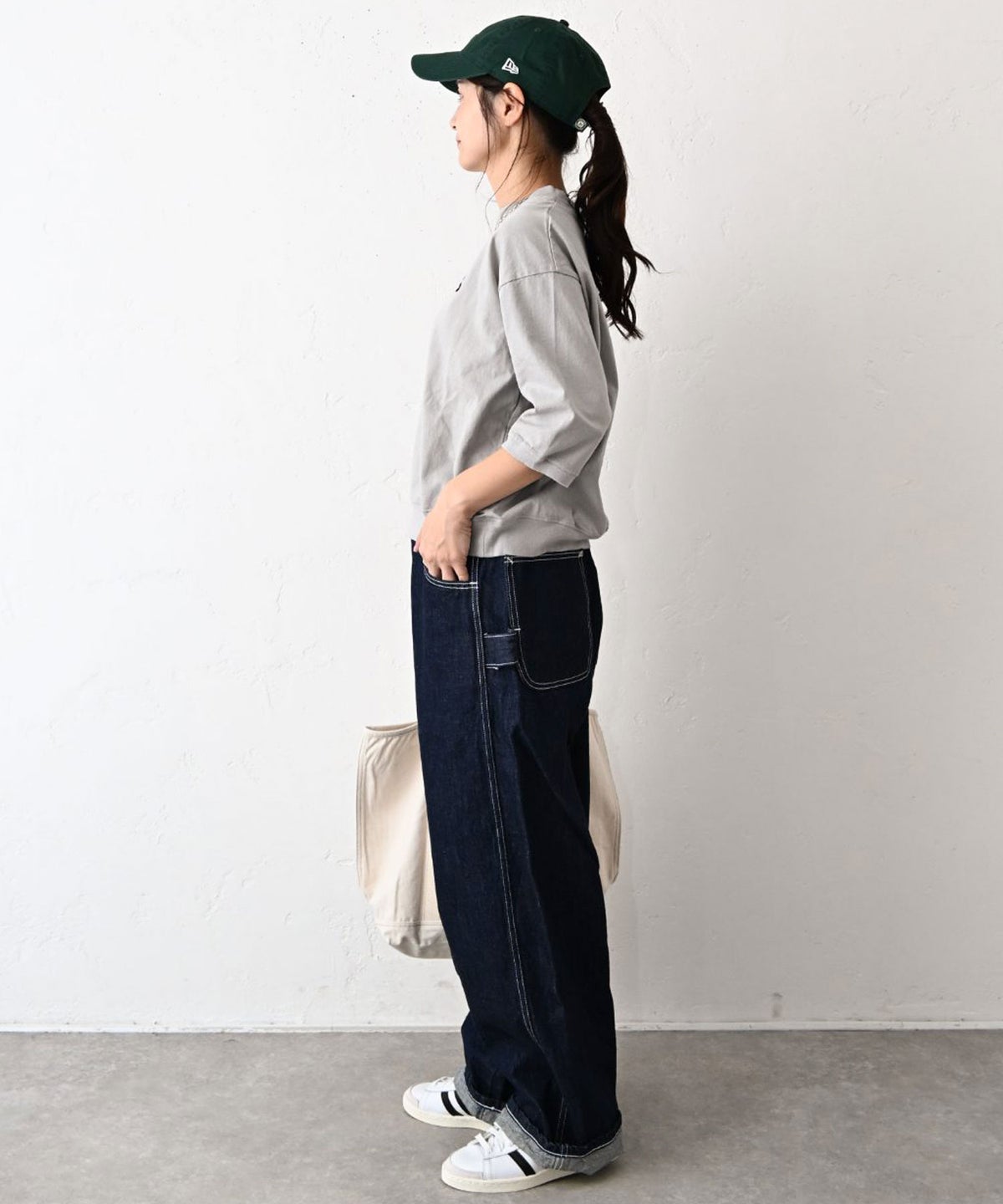 and quarter｜7分袖ロゴT [[MA-28282]][C]
