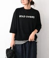 and quarter｜7分袖ロゴT [[MA-28282]][C]
