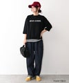 and quarter｜7分袖ロゴT [[MA-28282]][C]