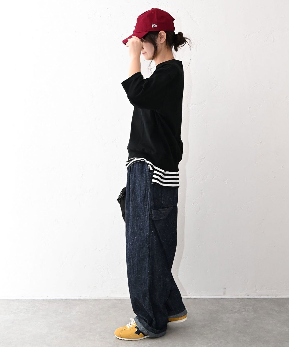 and quarter｜7分袖ロゴT [[MA-28282]][C]