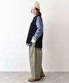 her.｜ミリタリーへリンボーンダブルワイドPT [[2605117]][C]