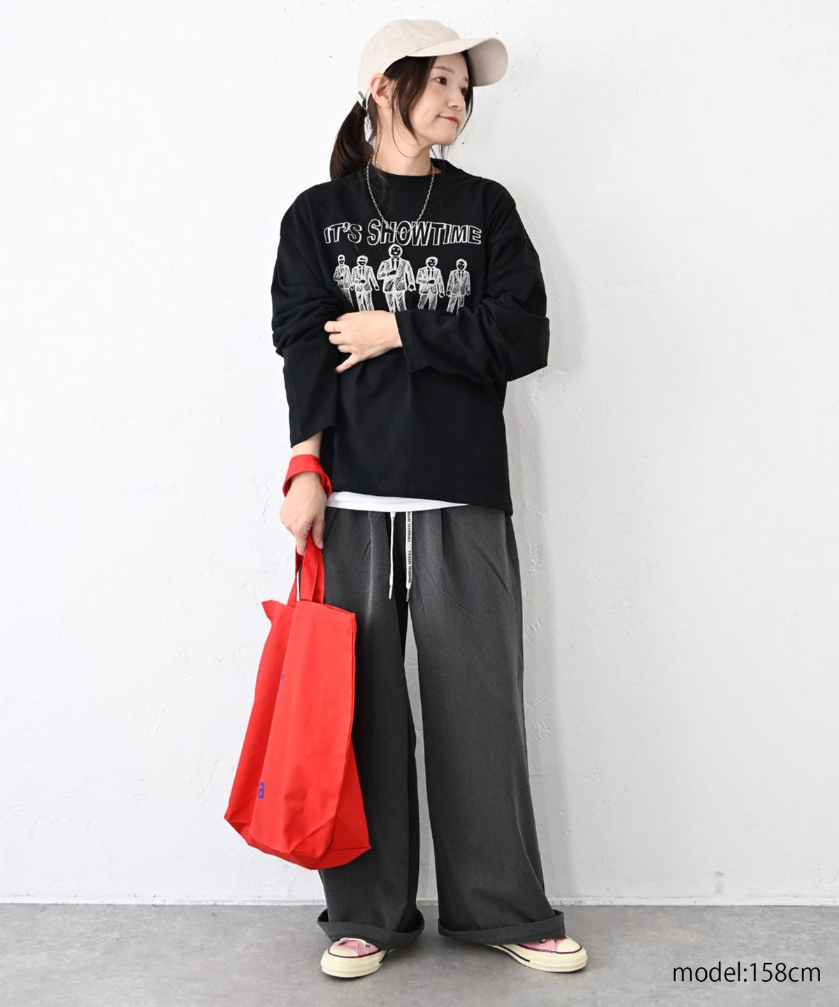 her.｜ロゴプリントTシャツ [[MTAH59-004]][C]