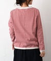 and quarter｜ボーダー10分袖Tシャツ [[MA-059]][C]