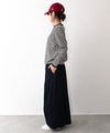 and quarter｜ボーダー10分袖Tシャツ [[MA-059]][C]