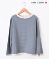 and quarter｜ボーダー10分袖Tシャツ [[MA-059]][C]