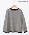 and quarter｜ボーダー10分袖Tシャツ [[MA-059]][C]