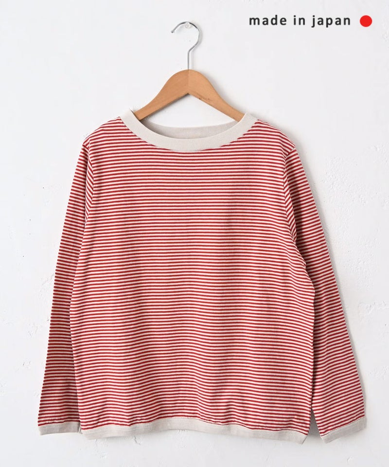 and quarter｜ボーダー10分袖Tシャツ [[MA-059]][C]