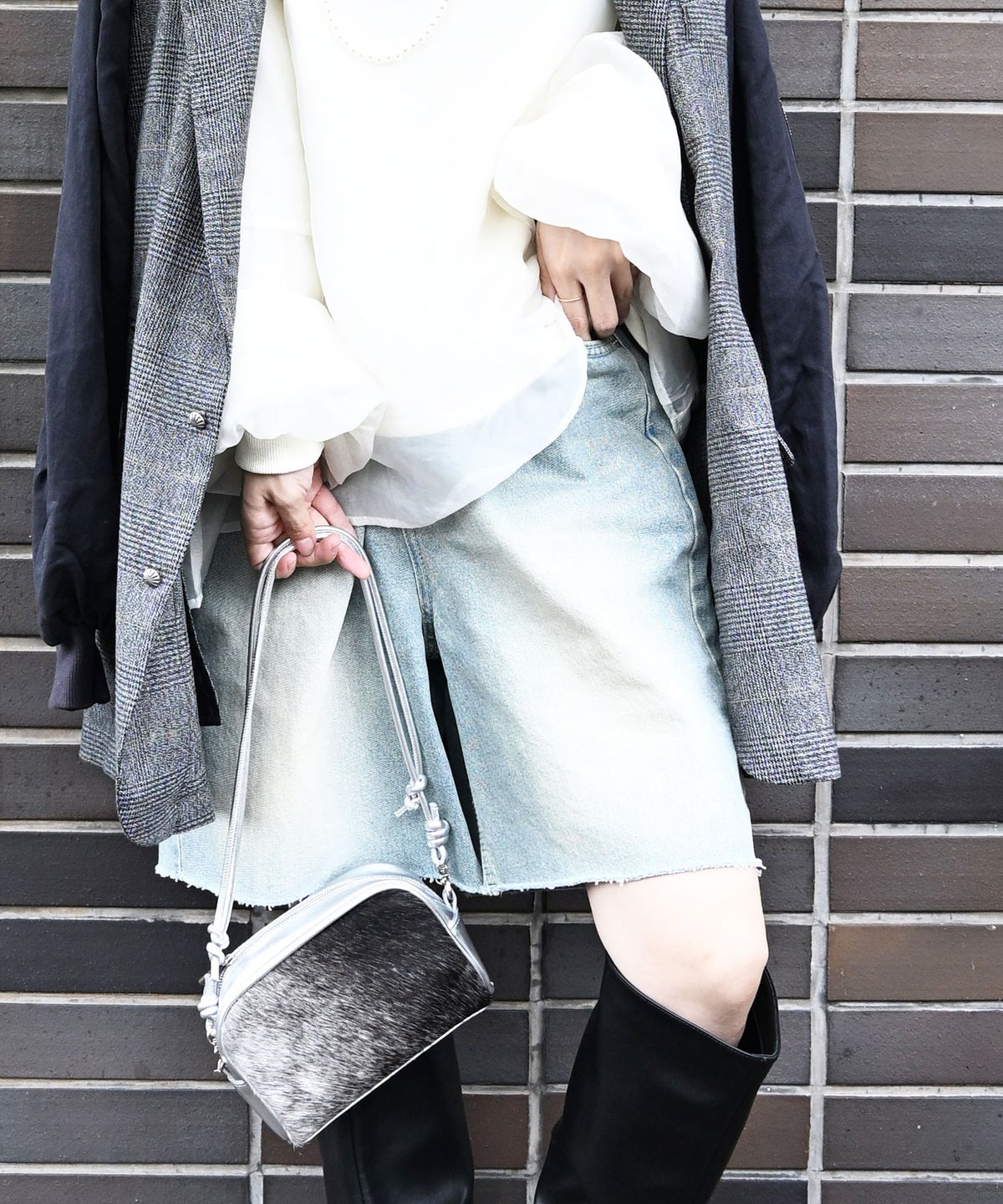 HUMS｜デニムショートパンツ [[C-5164]][C]