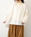 08Mab｜リネンボリューム袖チビ衿プルオーバー [[CF-1224HF1094]][C]