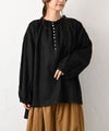 08Mab｜リネンボリューム袖チビ衿プルオーバー [[CF-1224HF1094]][C]