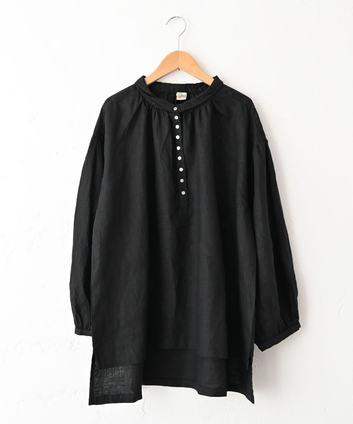 08Mab｜リネンボリューム袖チビ衿プルオーバー [[CF-1224HF1094]][C]